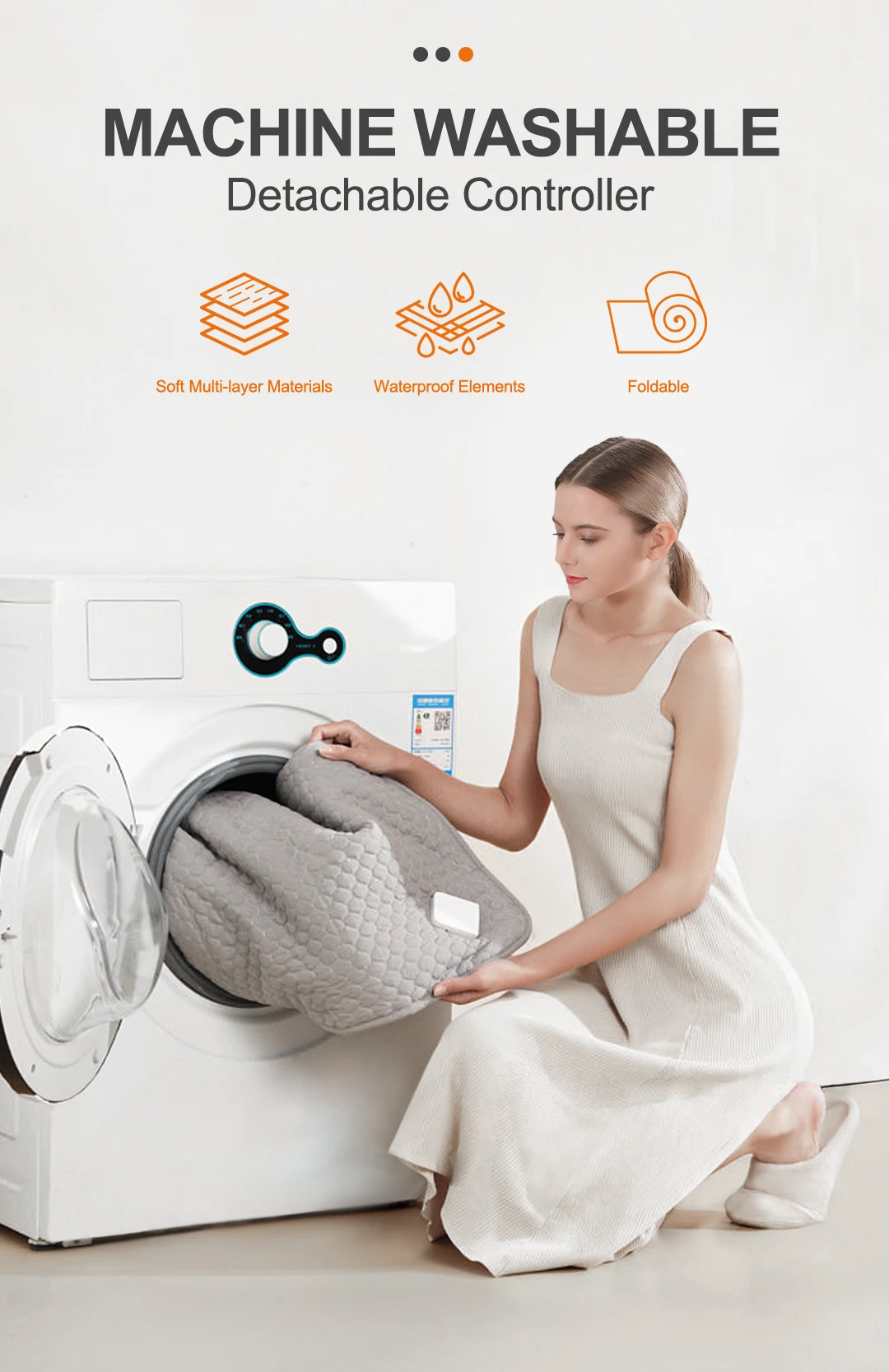 Custom Graphene Far Infrared Electric Fast Heating Warming Bed Mattress