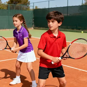 Manufactured Moisture-Wicking Classic Preppy Tennis Polo Shirt Performance Polyester T-Shirt Tank Top Pickleball Golf Shorts