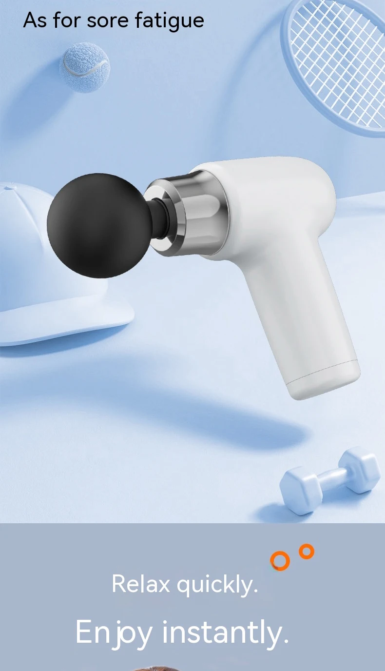 Mini Wireless Massage Gun Fascial Muscle Massager  Fascia Gun