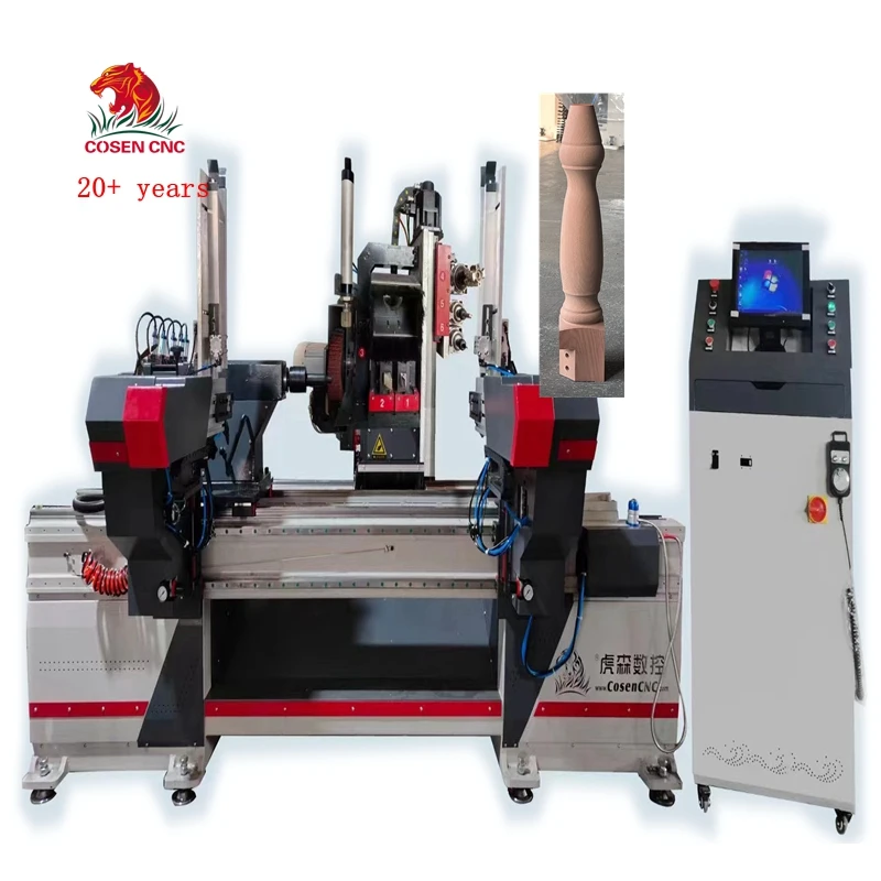 Automatic Turning Duplicator Cnc Wood Lathe Machine Turning for Wood
