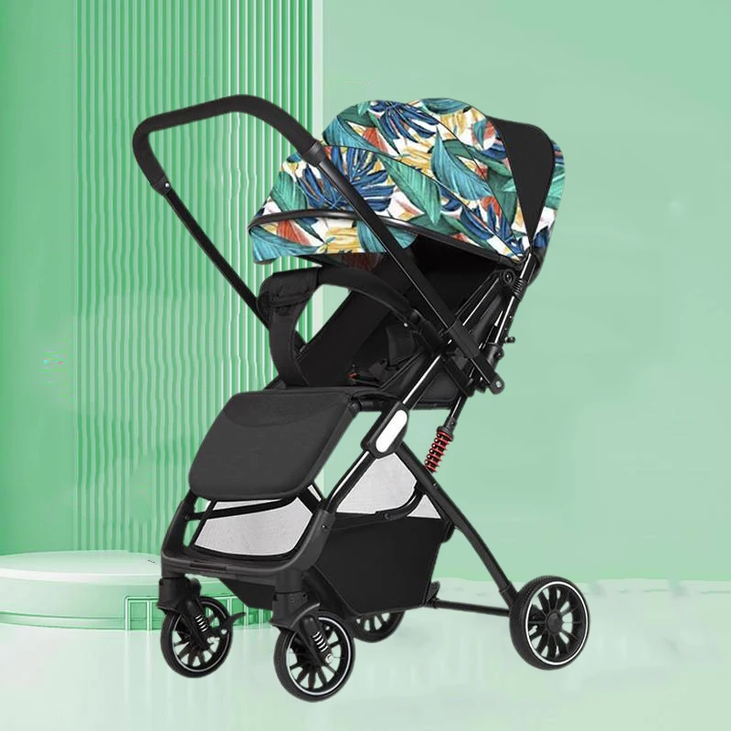 Lightweight Stroller with XL Canopy - Gray - Top Notch DFW, LLC