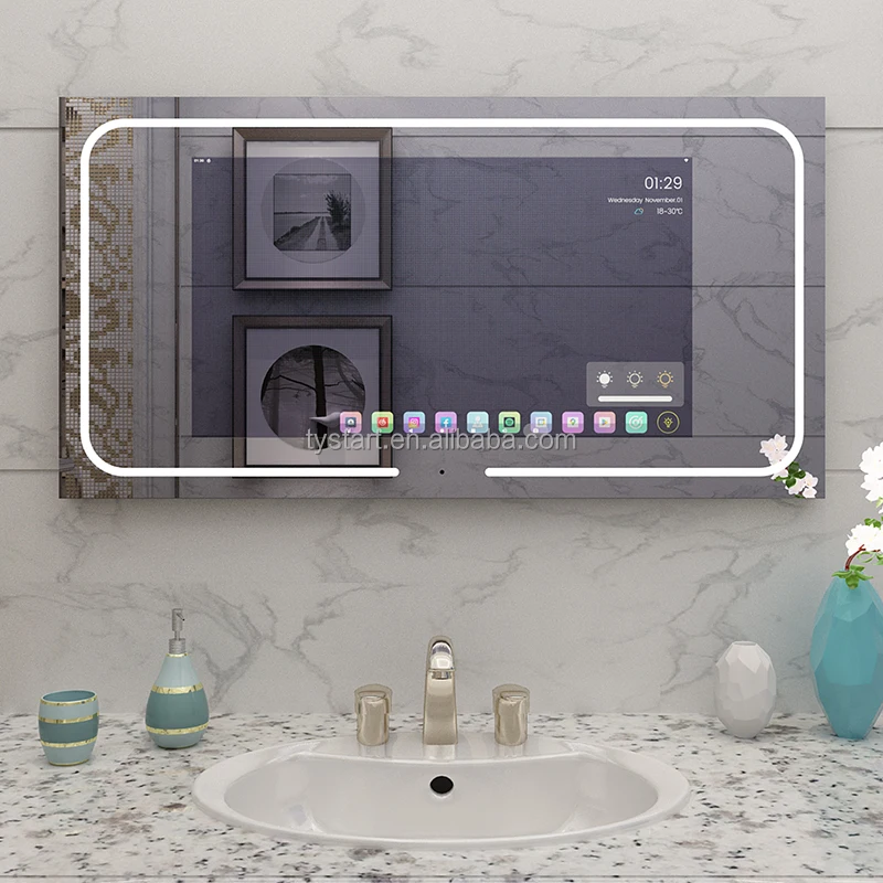 Bathroom Smart Mirror Light LED Modern Functional