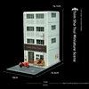 1:64 Retro City House Miniature Building with Light