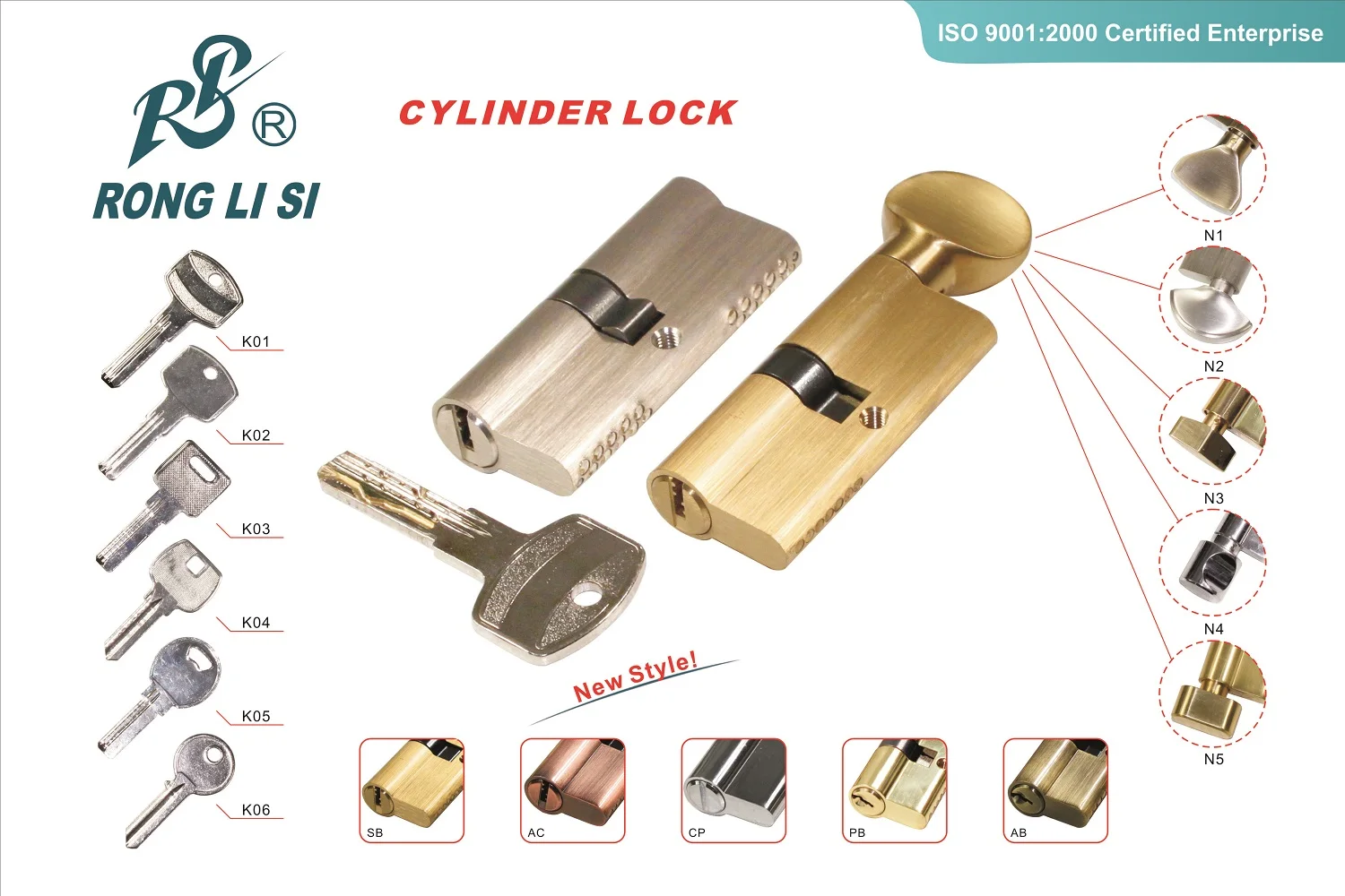 Roeasy 80mm Door Lock Cylinder With Emergency Bottom High Quality Safe