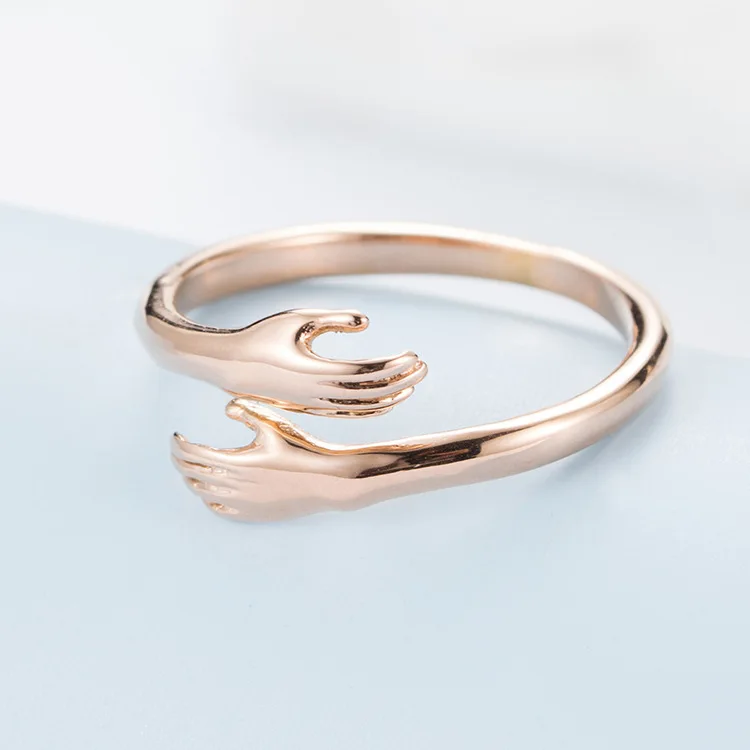 rose gold hug ring