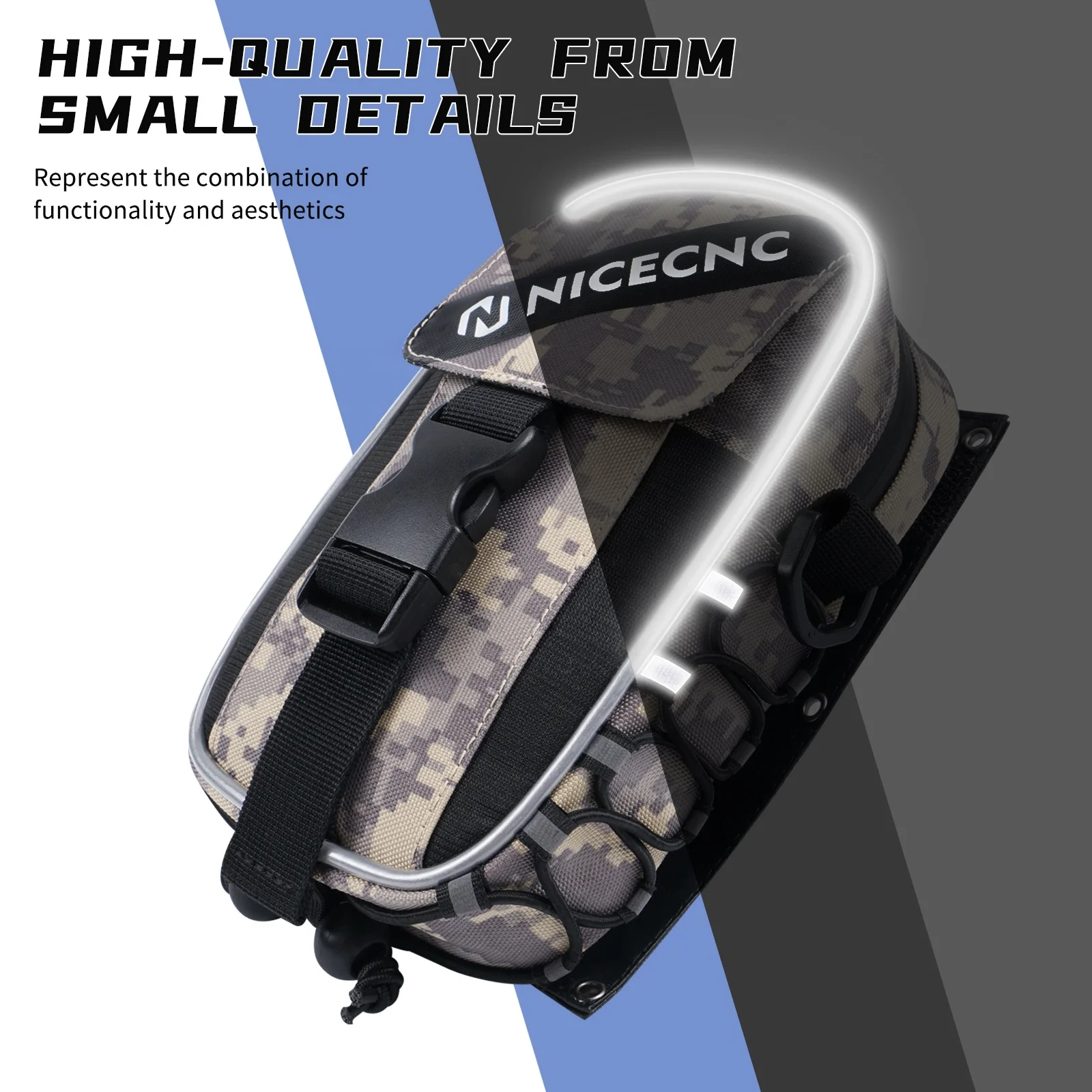 Waterproof Tool Storage - Nicecnc ATV Fender Bag for Yamaha Raptor 700