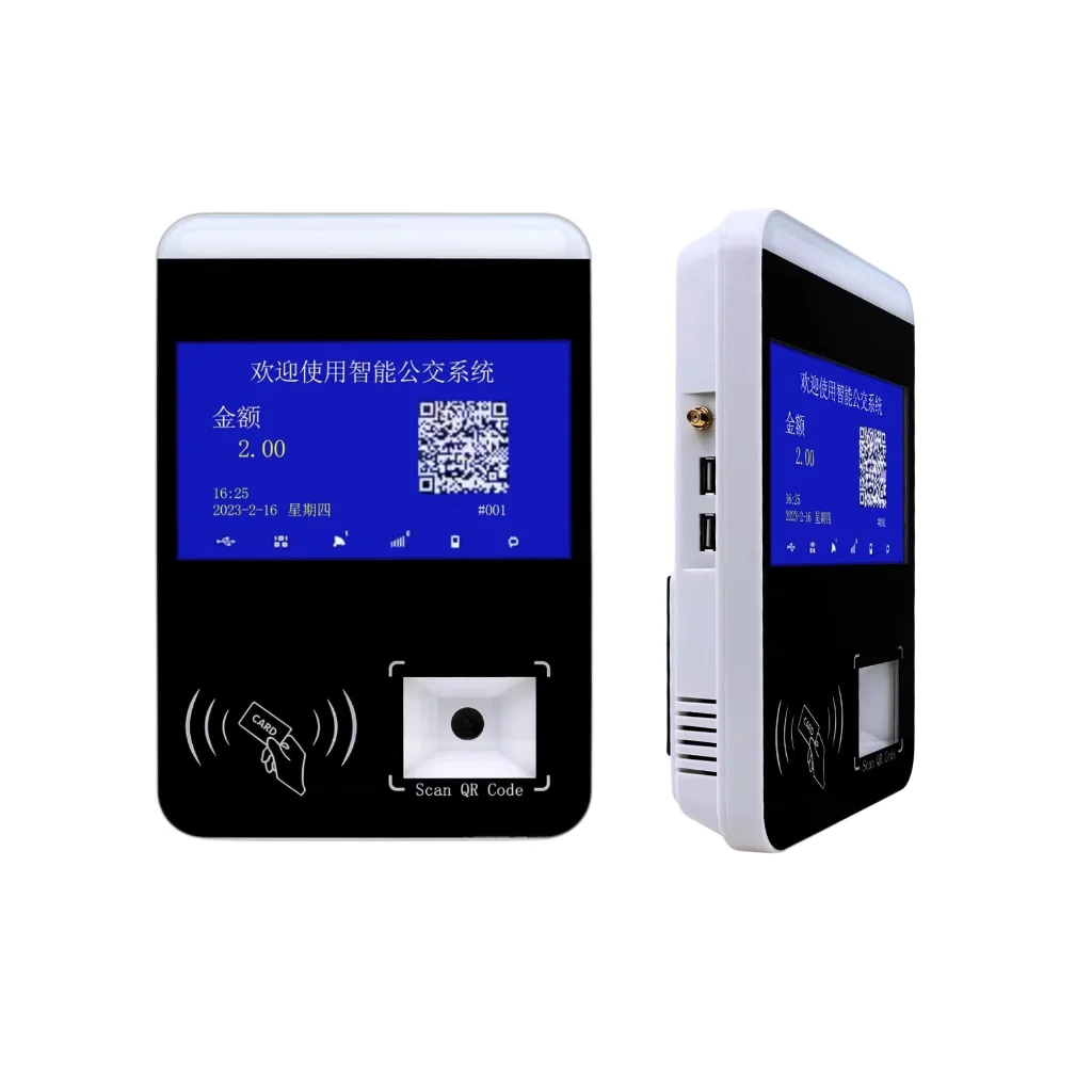 H158 Bus Mifare Card Reader Android 10 System Smart City Bus Payment Machine Bus Ticket Validator