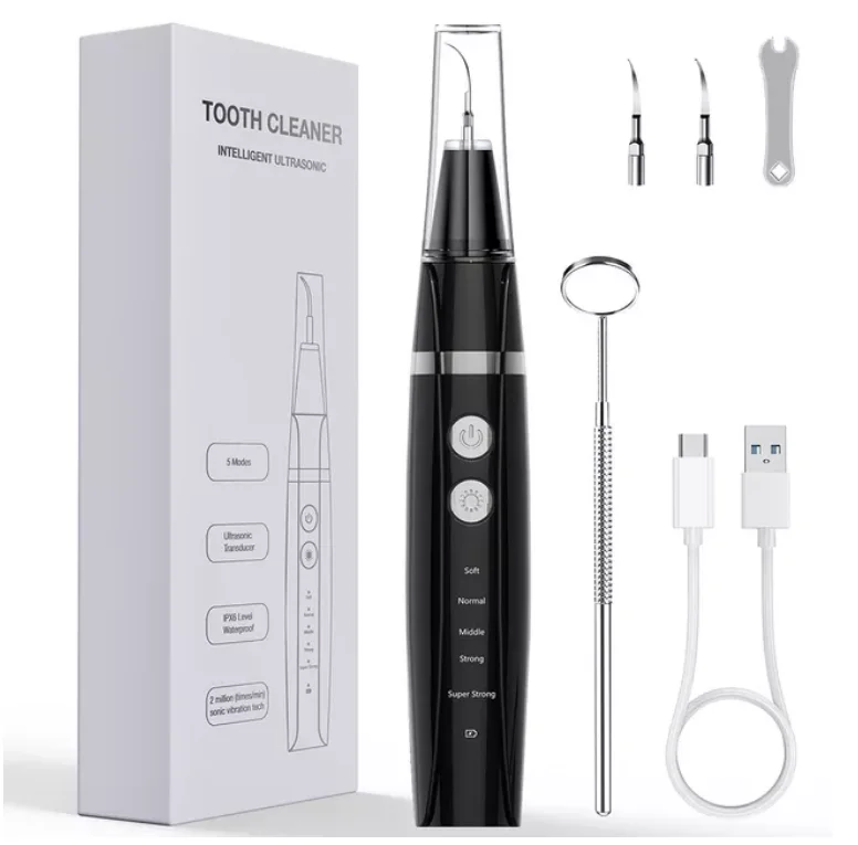 Ultra Sonic Tooth Cleaner Dental Stain Calculus Tartar Plaque Remover