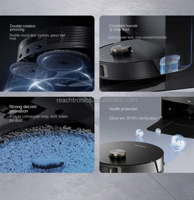 2023 Dreame X20 Pro Plus 7000pa Fully Automatic Washing Mopping ...