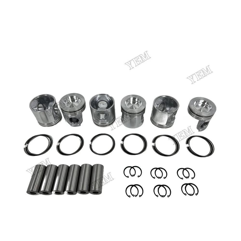 For Volvo D7E Engine Piston Set With Piston Ring Aftermarket Engine Parts 3