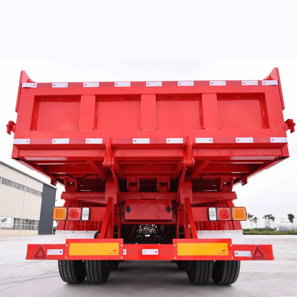 Cheap Price High Quality 3/4Axles 70-80Tons Tipper Semi Trailer Hydraulic U-Shape Rear Dump Semi Trailer For Sale supplier