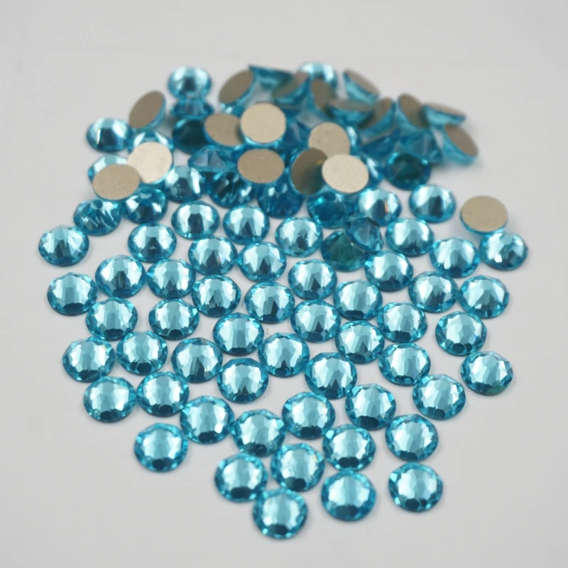 Best quality factory wholesale flatback crystal rhinestones glitter stones non hot fix glass rhinestones for cup decoration