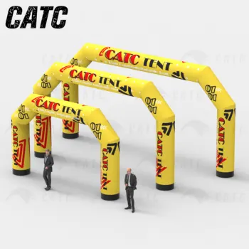 CATC Sports Archway Start/Finish Line Fast Set-up Inflatable Airtight Arch for Events Entrance Gate Promotion Advertise