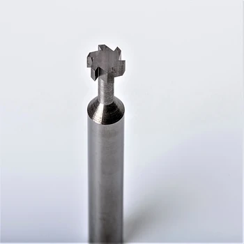 Hei Chow Customized Tungsten Carbide T Slot End Mills Cutter 2/3/4/5/6 Flutes for Metal Milling