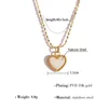 xkn0210 collana bianca bei love oro