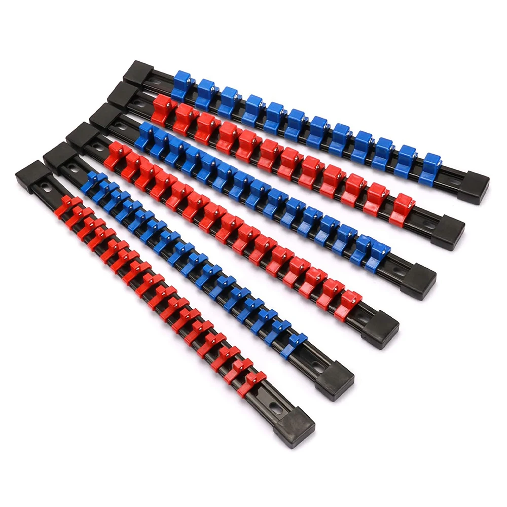 Socket Set Wall Racks Premium Quality 6-Piece Heavy Duty Socket Racks Holder Kit for Socket ...
