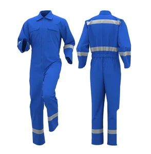 Men's Versatile Reflective Workwear Coverall Safety Overalls for Construction Electricians Enhanced Visibility for Occupational