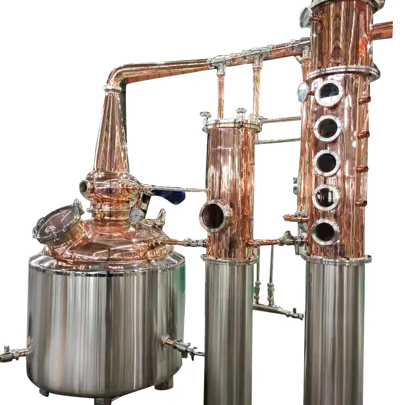 Gin Make Machine 50L 100L 150L 200L 300L Stills Distillery Copper Distillation Equipment/Gin/Vodka/Whisky Distiller/Distillery