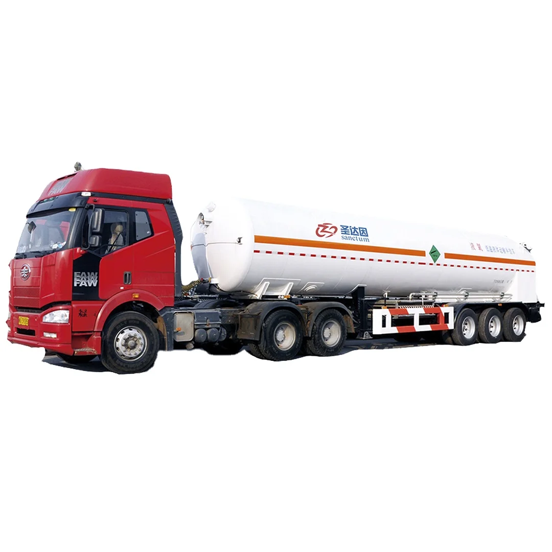 22.6m3 0.3mpa Cryogenic Liquid Lorry Tanker  LAR  cryogenic tank truck