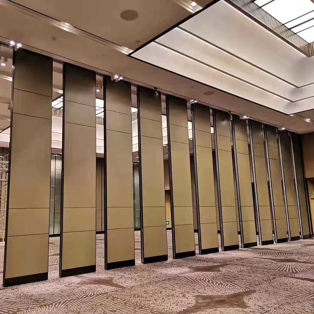 Top-Hung Gym School Villa Movable Partition Walls Soundproof Foldable Sliding Room Partition Door
