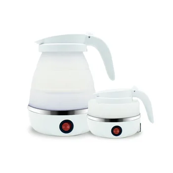 Portable Double-Layer Automatic Power-Off Kettle Mini Folding Thermal Insulation 600W USB New Household 6L for Home Dormitory