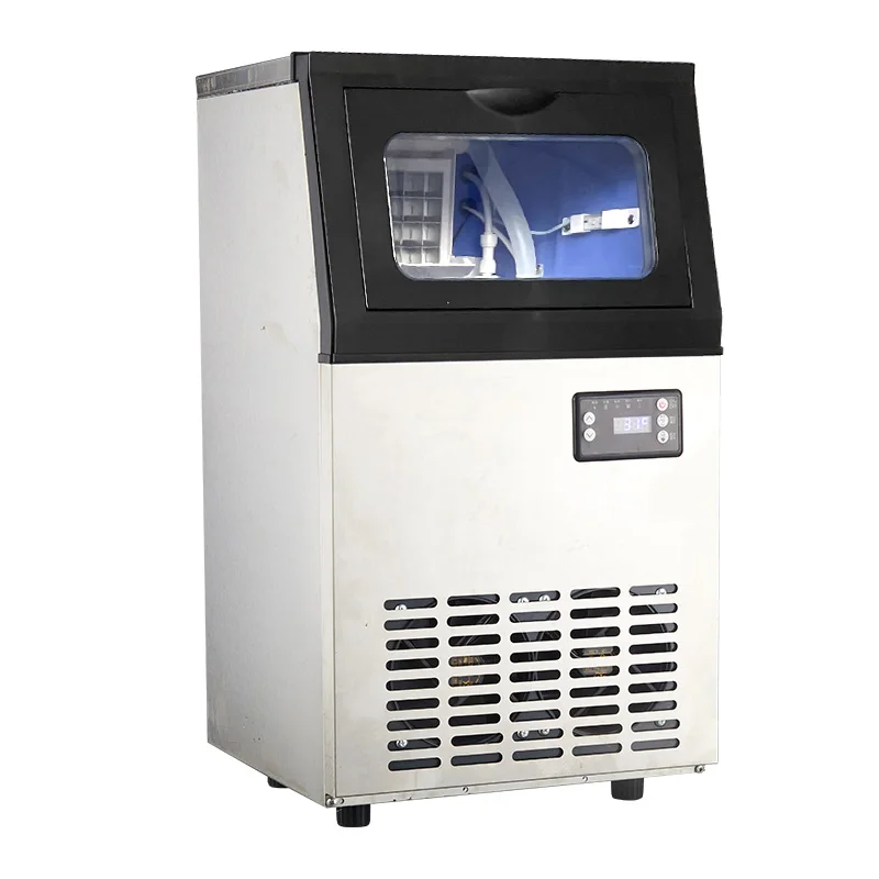 Free Shipping to USA Cheap Price Commercial Ice Maker Stainless Steel Ice Cube Maker Machine Ice Making Machine