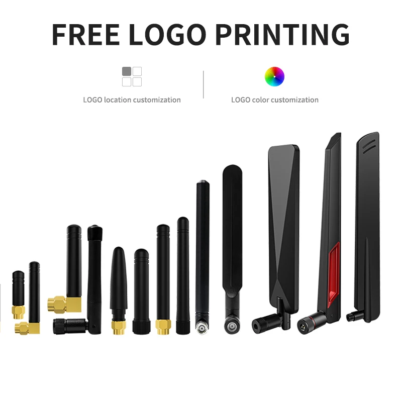 Customized 360 Degree Dual Band Omni Directional Antenna Wireless 868mhz 12dbi Rubber Duck 2.4ghz 4g 5.8g Router Wifi Antenna