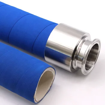 3 Inch Heavy Duty Chemical Suction and Discharge Hose with Flange Custom Processing Service Cutting