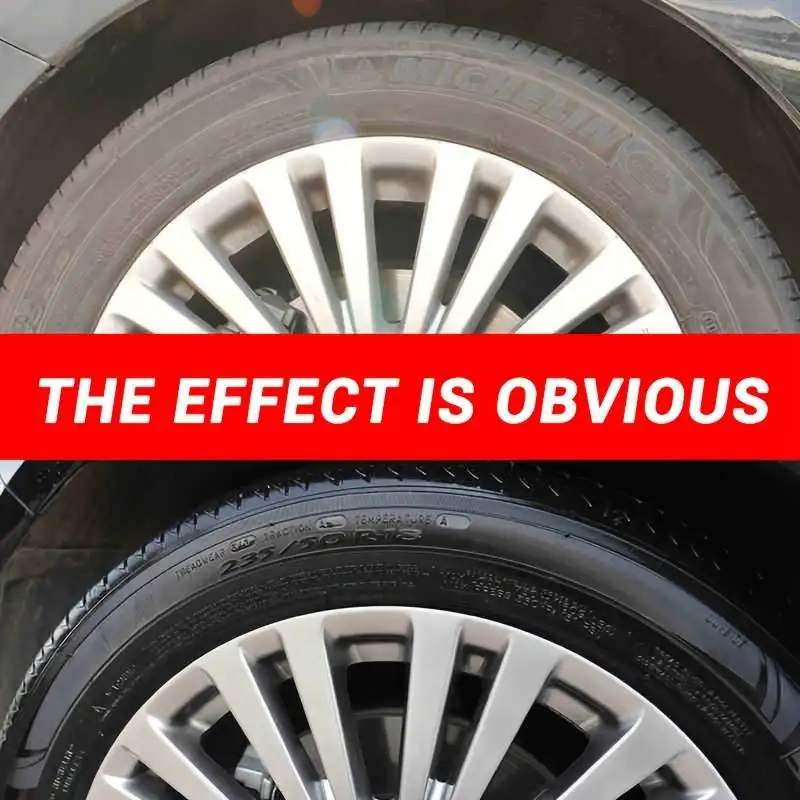 Пластиковая отделка на колесах тонно-покрывале протекторе защита от брызг краска блеск для шин