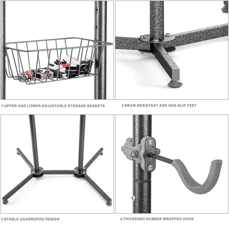Supporto Per Bici Pieghevole Gcroet - Reggimanubrio Regolabile In Alluminio Per Riparazioni - Foto 9