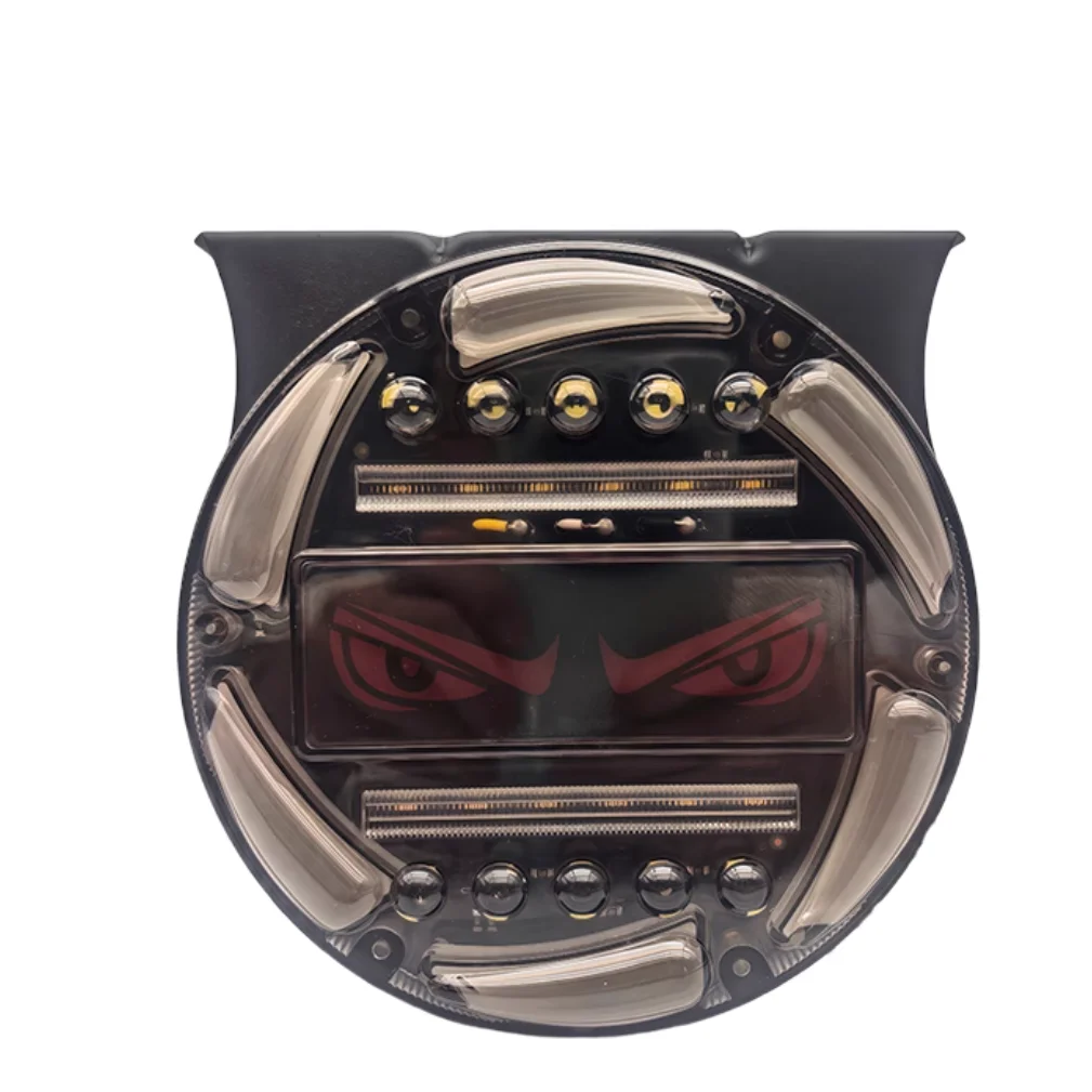 truck LED rear tail light multifunction blinker light angel eyes high brightness turn signal brake lights running water blinker 0