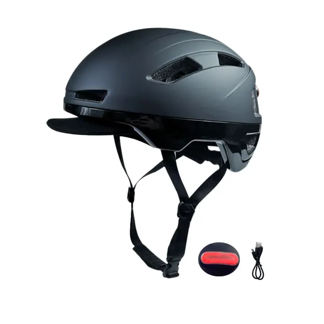 2023 new NTA-8776 eBike Helmet EN1078 sport cycle road cycling Electric Bike Helmet With Rechargeable Light Adult Bike Helmets