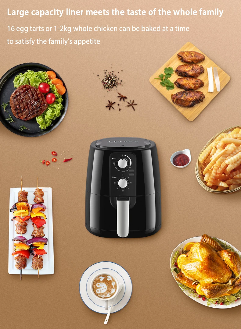 Litre Automatic Air Fryer Silver Crest Digital Air Fryer With Rotisserie Liter Multifunction Air