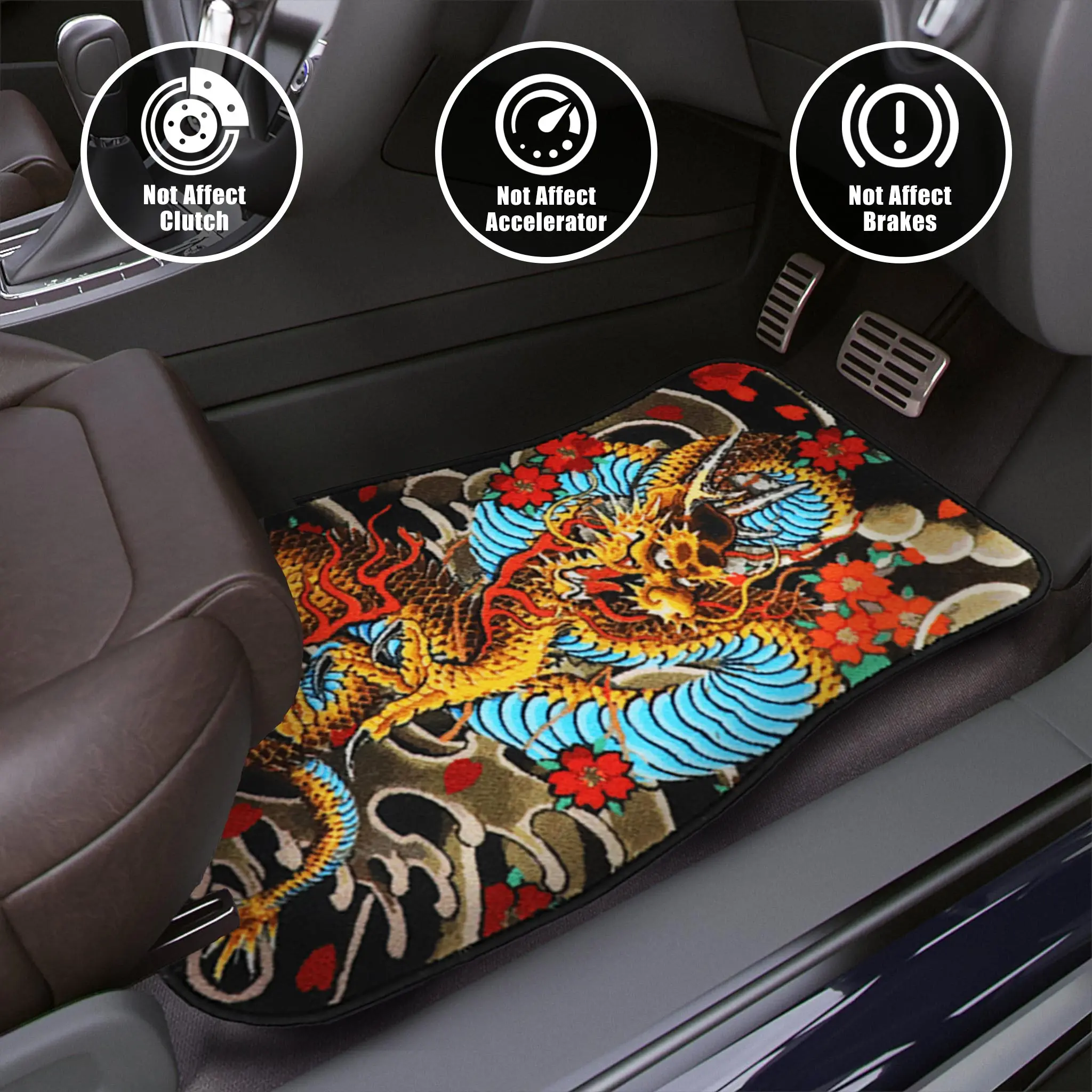 3d Custom Universal Luxury 4pieces Car Floor Mats