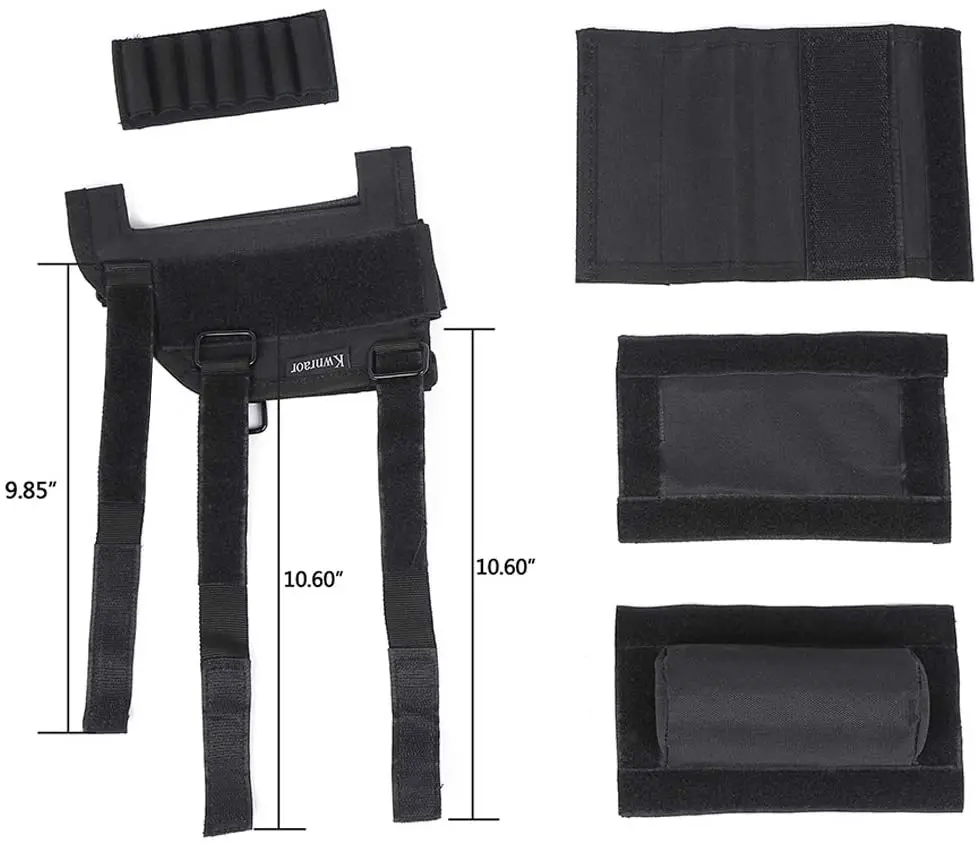 Hunting Shooting Tactical Cheek Rest Pad Ammo Pouch with 7 Shells Holder