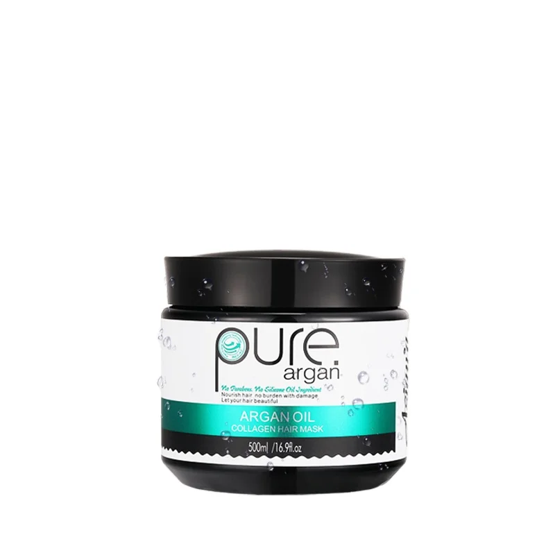 Оптовая продажа заказной чистый лечение кератином Аргана масло для ремонта поврежденных волос маска профессиональные средства по уходу за волосами