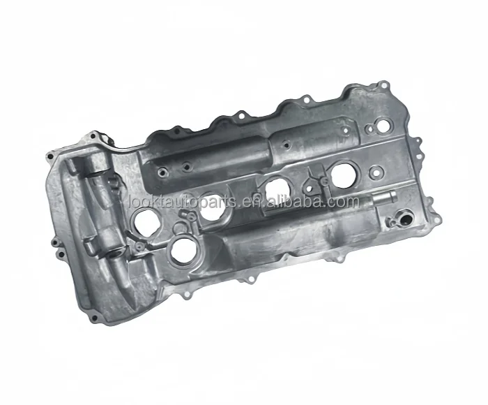 LOOKT Aluminum 11201-21070 Cylinder Head Cover Sub-Assy for Toyota