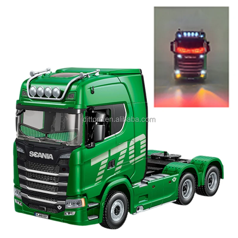 1:18 Huina 1501pro Scania 770S V8 6x6 RC Alloy Truck - 2.4G
