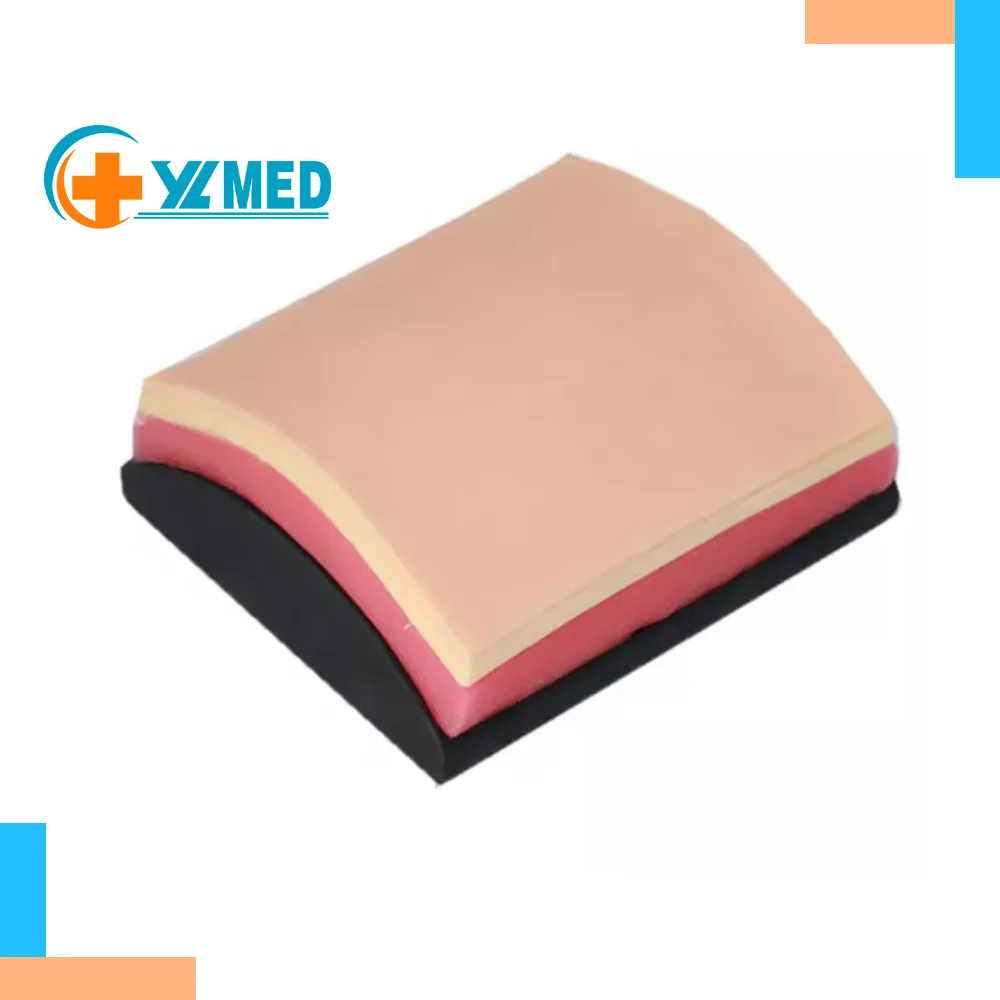 Усовершенствованный модуль для практики анатомического шва для кожи и мышц из ПВХ, медицинская модель для обучения медсестер с накладкой для шва