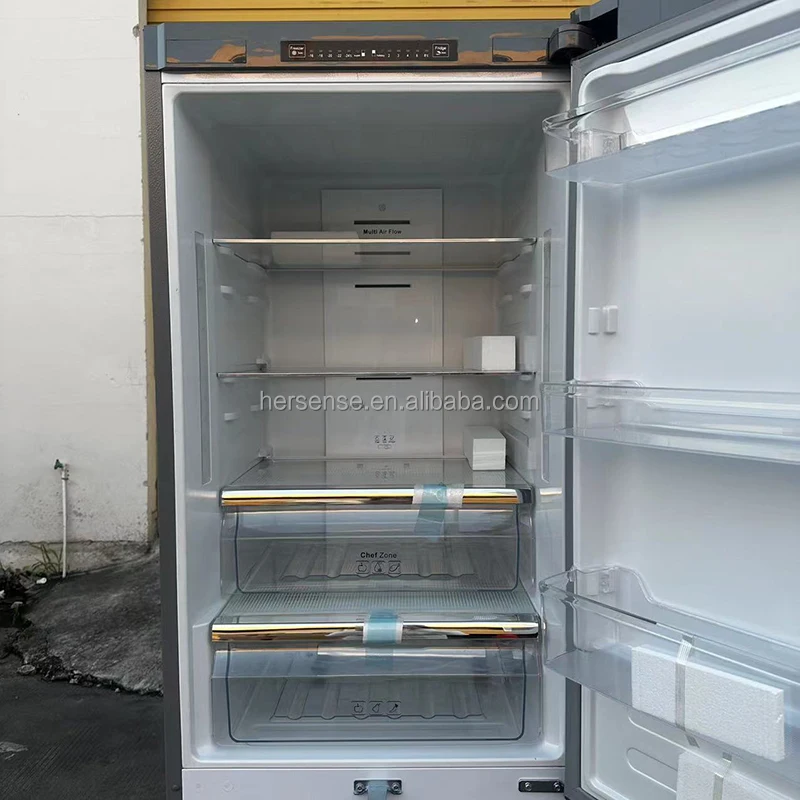 342l Home Refrigerator No Frost A++ Bottom Freezer Double Door Fridge
