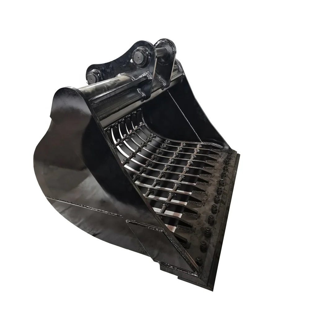 20 Ton Excavator Skeleton Bucket Screen Sorting Buckets With Bolted