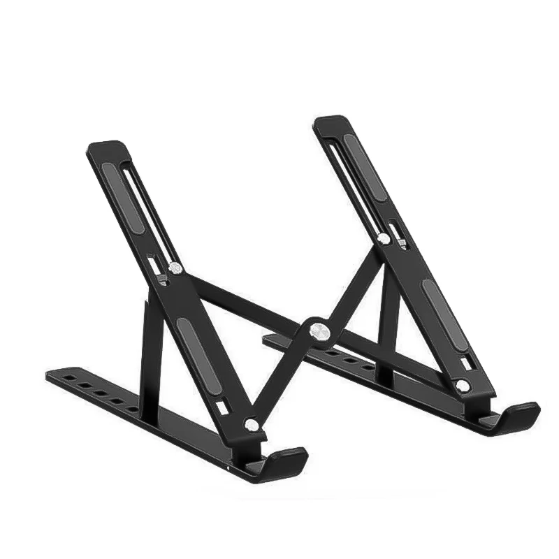 Foldable aluminium laptop stand