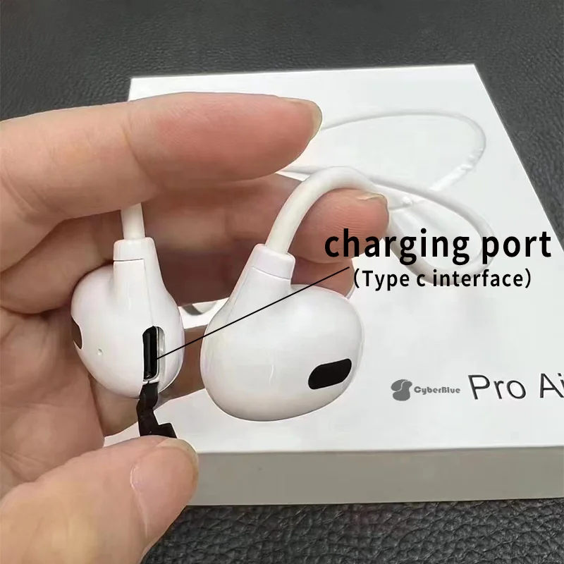 2024 New Arrival Pro Air Headset Bone Clip Headphone Touch Control Earring  Wireless Earphone Running Neckband Earhook for Sports