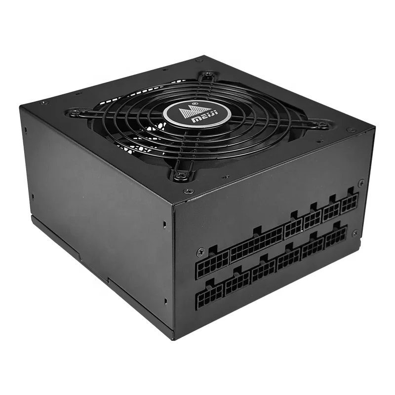700w 750w Computer Pc Power Supply Gold 80puls Full Module New Style Silent Cooler Fan High