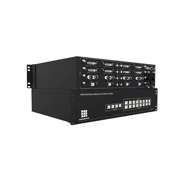 Cctv Video Matrix 8x8 16x16 32x32 72x72 Modular 4k 30hz Seamless Hdbaset SDI VGA Video hdmi matrix Switcher Over Cat6