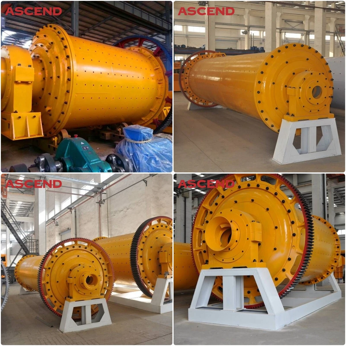 Stone Rotary Ball Mill Basalt Granite Clay Grinding Machine For Gold Concentrate Machinery