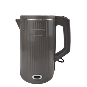 Elegant Double-Wall Electric Kettle with Temperature Control & Cordless Design Anti-Slip Base for Household Outdoor Hotel Use