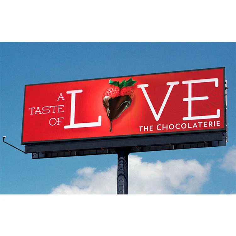 Hongwei Electronic Advertising Boards Display Screen Energy Saving Led Waterproof P6 Outdoor