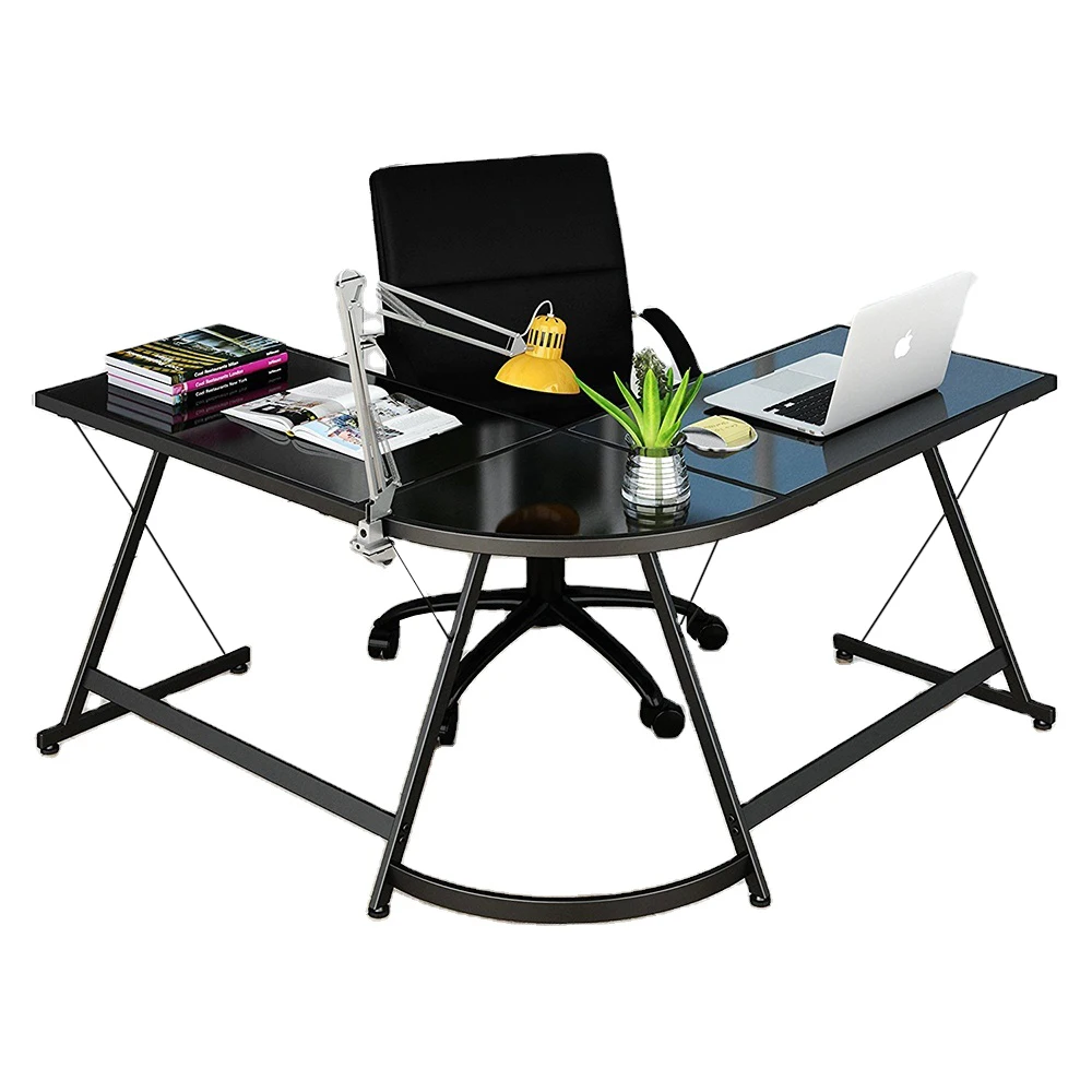 Wholesale Industrial Style L Shaped Computer Desk Home Office Furniture