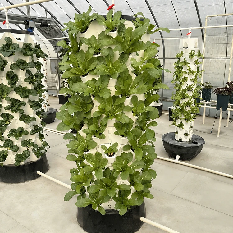 Vertikale Turm-Hydroponik-Systeme Einfache Pflanzanlage  Indoor-Anbauausrstung fr Kruter, Gemse und Zimmerpflanzen